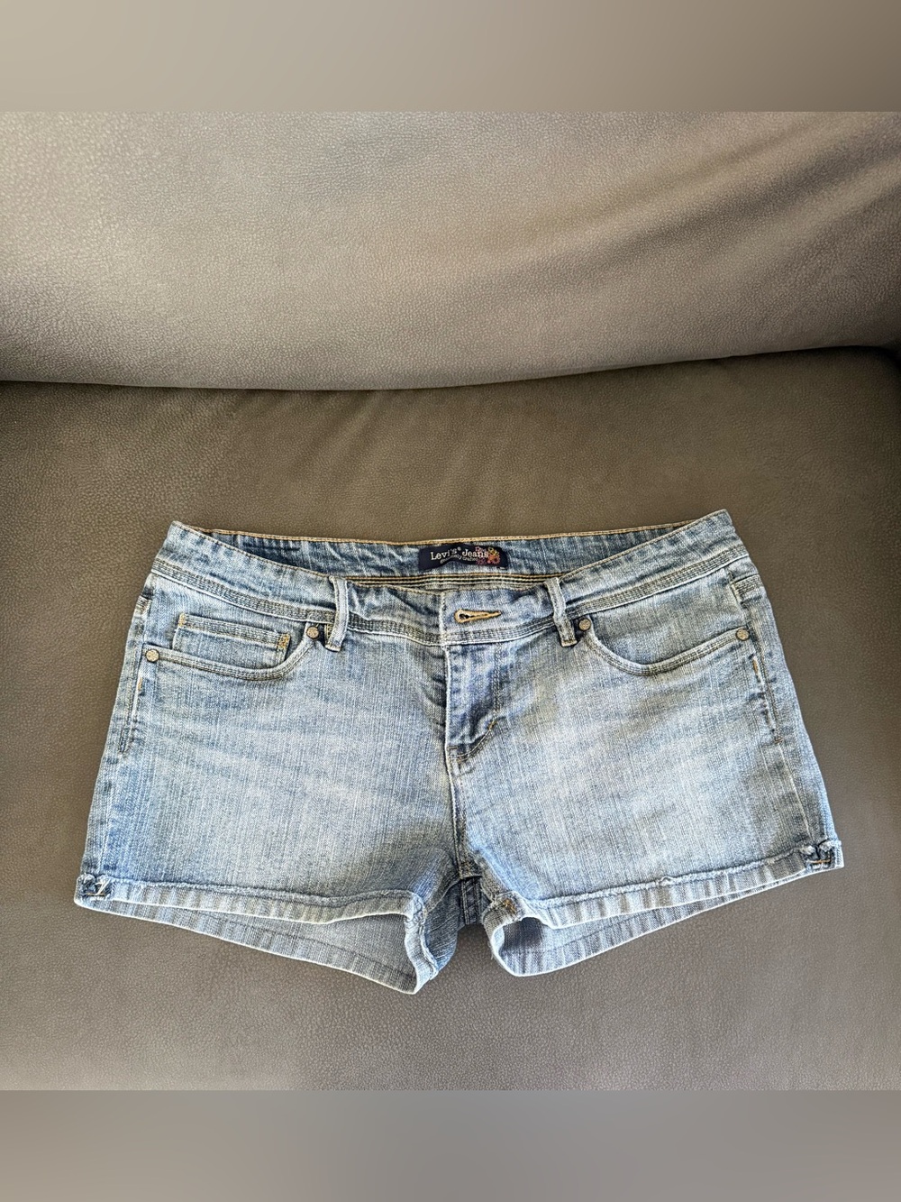 Levi's Light Blue Junior's Denim Cutoff Shorts